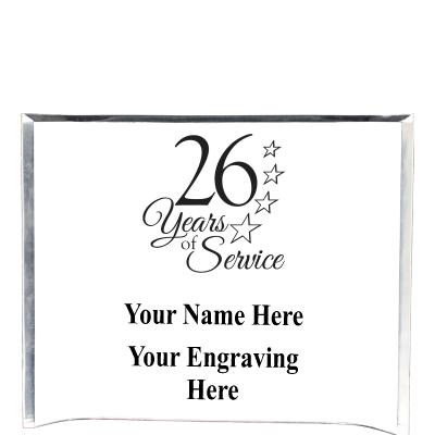 7"X5" YOUR LOGO CURVA ACRYLIC