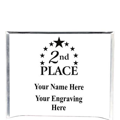 7"X5" YOUR LOGO CURVA ACRYLIC