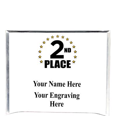 7"X5" YOUR LOGO CURVA ACRYLIC