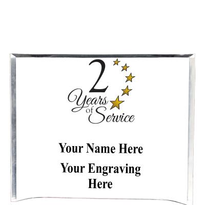 7"X5" YOUR LOGO CURVA ACRYLIC