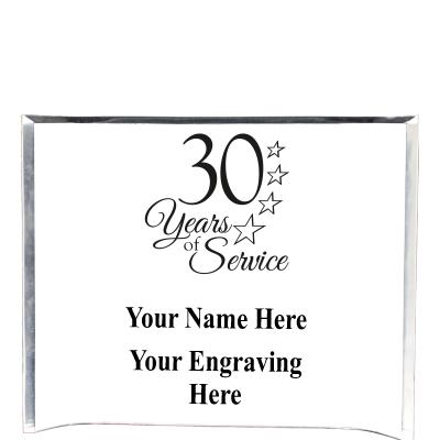 7"X5" YOUR LOGO CURVA ACRYLIC