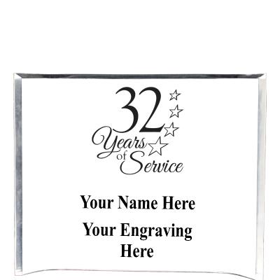 7"X5" YOUR LOGO CURVA ACRYLIC