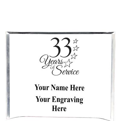 7"X5" YOUR LOGO CURVA ACRYLIC