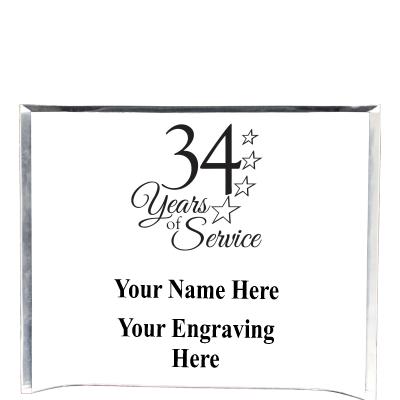 7"X5" YOUR LOGO CURVA ACRYLIC