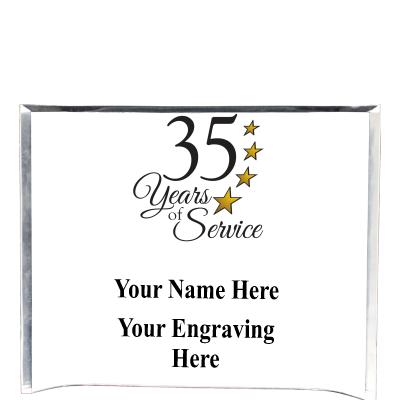 7"X5" YOUR LOGO CURVA ACRYLIC