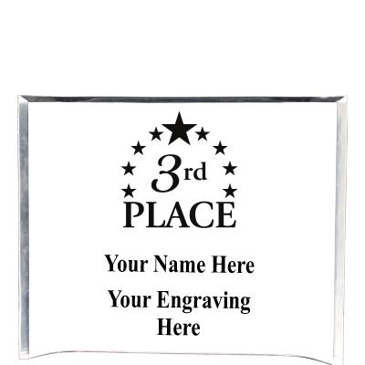 7"X5" YOUR LOGO CURVA ACRYLIC