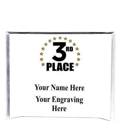 7"X5" YOUR LOGO CURVA ACRYLIC