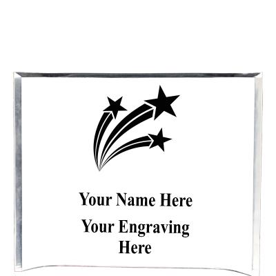 7"X5" YOUR LOGO CURVA ACRYLIC