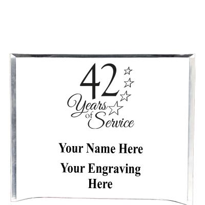 7"X5" YOUR LOGO CURVA ACRYLIC