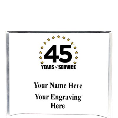 7"X5" YOUR LOGO CURVA ACRYLIC