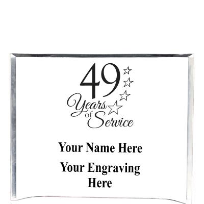 7"X5" YOUR LOGO CURVA ACRYLIC