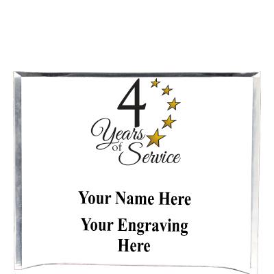 7"X5" YOUR LOGO CURVA ACRYLIC