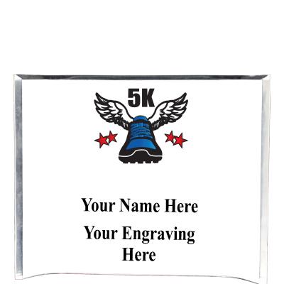 7"X5" YOUR LOGO CURVA ACRYLIC