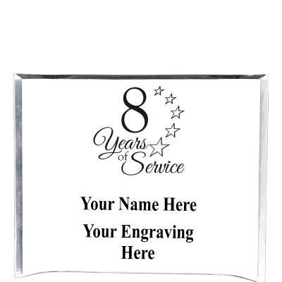 7"X5" YOUR LOGO CURVA ACRYLIC