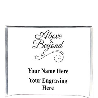 7"X5" YOUR LOGO CURVA ACRYLIC