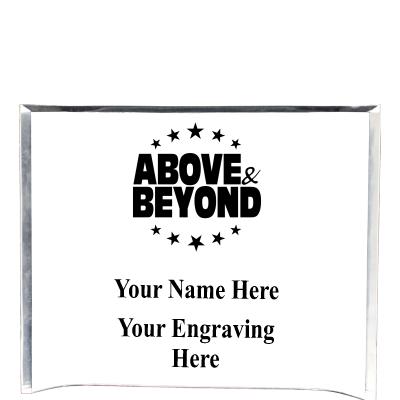 7"X5" YOUR LOGO CURVA ACRYLIC