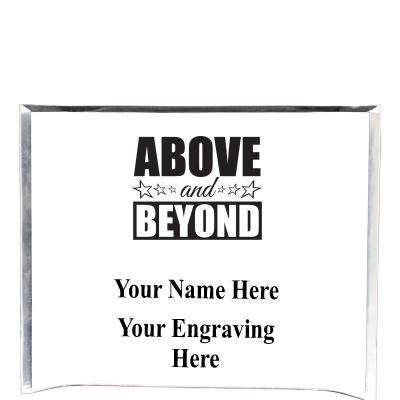 7"X5" YOUR LOGO CURVA ACRYLIC