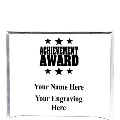 7"X5" YOUR LOGO CURVA ACRYLIC