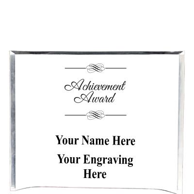 7"X5" YOUR LOGO CURVA ACRYLIC