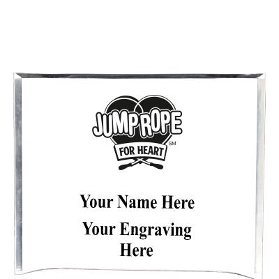 7"X5" YOUR LOGO CURVA ACRYLIC