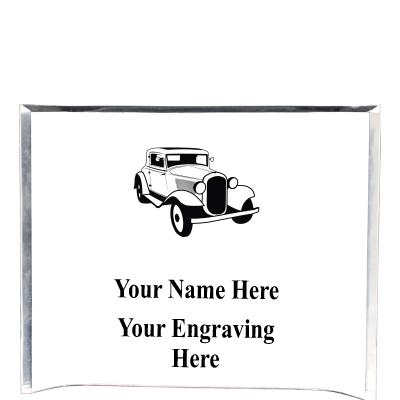 7"X5" YOUR LOGO CURVA ACRYLIC