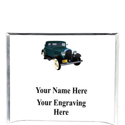 7"X5" YOUR LOGO CURVA ACRYLIC