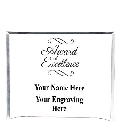 7"X5" YOUR LOGO CURVA ACRYLIC