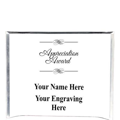 7"X5" YOUR LOGO CURVA ACRYLIC