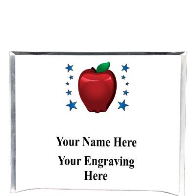 7"X5" YOUR LOGO CURVA ACRYLIC