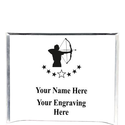 7"X5" YOUR LOGO CURVA ACRYLIC