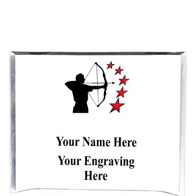 7"X5" YOUR LOGO CURVA ACRYLIC