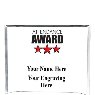 7"X5" YOUR LOGO CURVA ACRYLIC