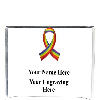 7"X5" YOUR LOGO CURVA ACRYLIC