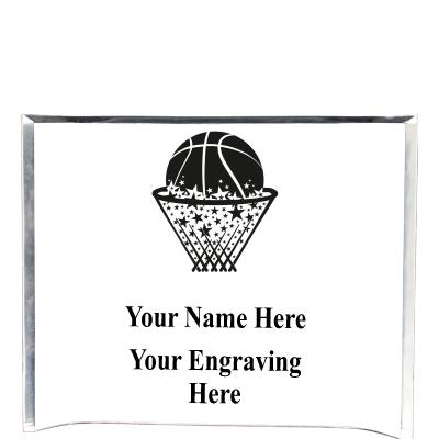 7"X5" YOUR LOGO CURVA ACRYLIC