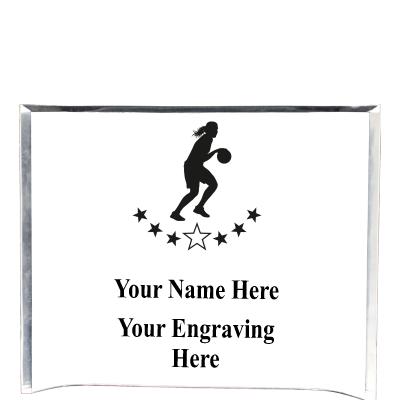 7"X5" YOUR LOGO CURVA ACRYLIC