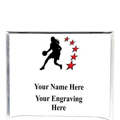 7"X5" YOUR LOGO CURVA ACRYLIC