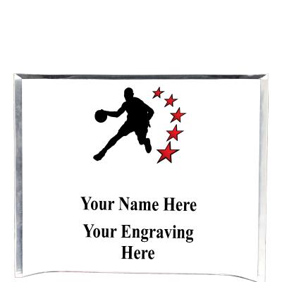 7"X5" YOUR LOGO CURVA ACRYLIC