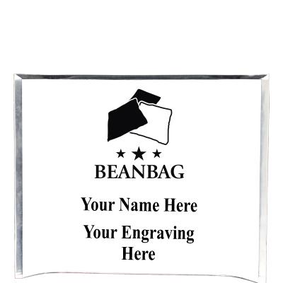 7"X5" YOUR LOGO CURVA ACRYLIC