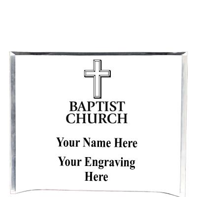 7"X5" YOUR LOGO CURVA ACRYLIC