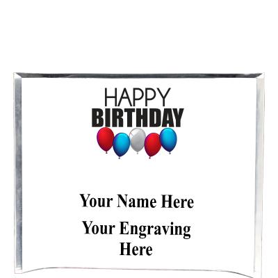 7"X5" YOUR LOGO CURVA ACRYLIC