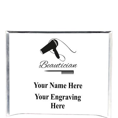 7"X5" YOUR LOGO CURVA ACRYLIC