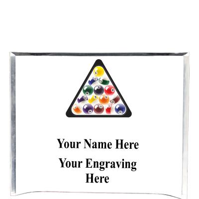 7"X5" YOUR LOGO CURVA ACRYLIC