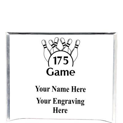 7"X5" YOUR LOGO CURVA ACRYLIC