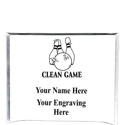 7"X5" YOUR LOGO CURVA ACRYLIC