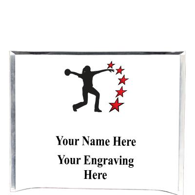 7"X5" YOUR LOGO CURVA ACRYLIC
