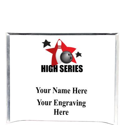 7"X5" YOUR LOGO CURVA ACRYLIC
