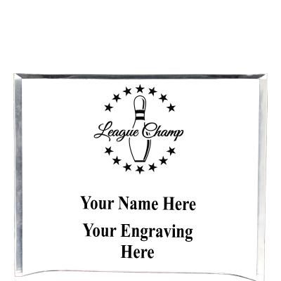 7"X5" YOUR LOGO CURVA ACRYLIC