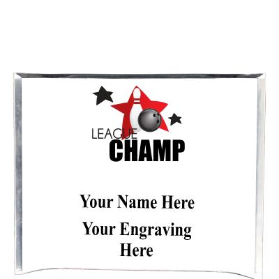 7"X5" YOUR LOGO CURVA ACRYLIC