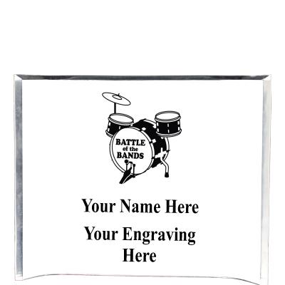 7"X5" YOUR LOGO CURVA ACRYLIC