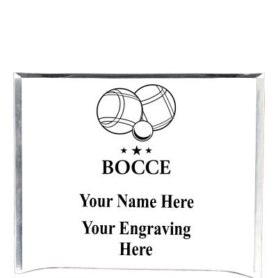 7"X5" YOUR LOGO CURVA ACRYLIC